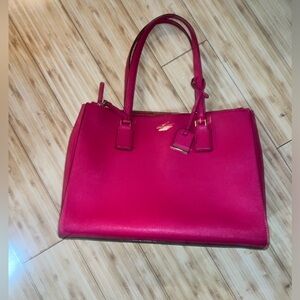 Kate Spade tote bag, hot pink